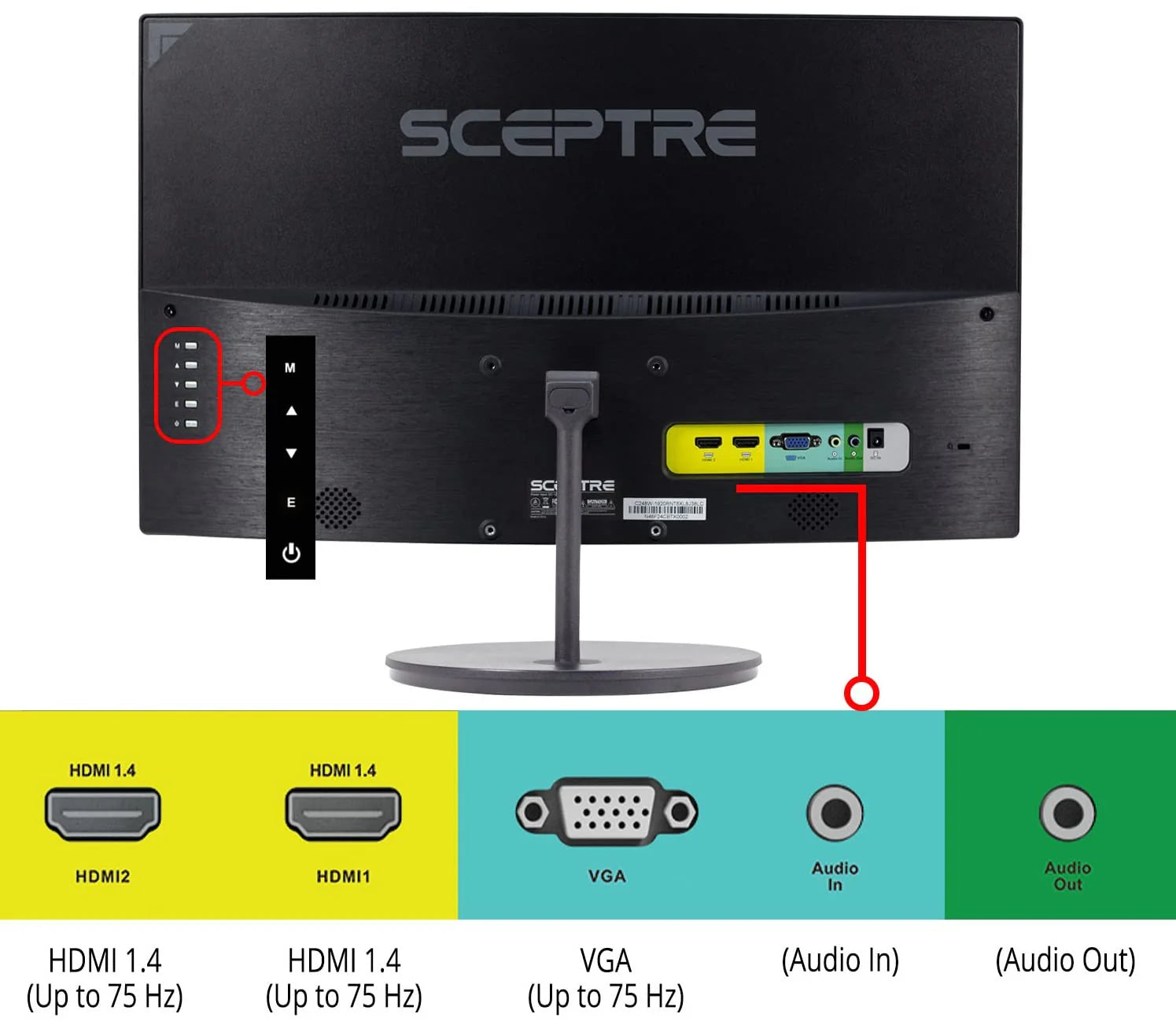 Sceptre Curved 27 FHD 1080p 75Hz LED Monitor Secondary image