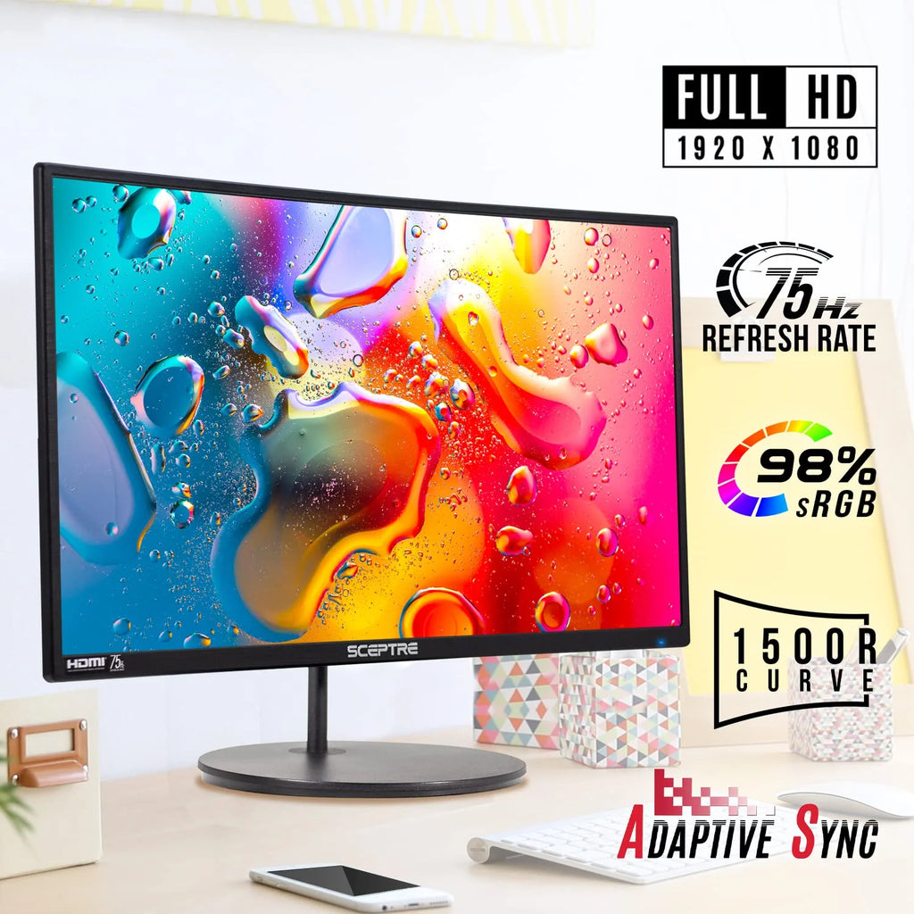 Sceptre Curved 27 FHD 1080p 75Hz LED Monitor