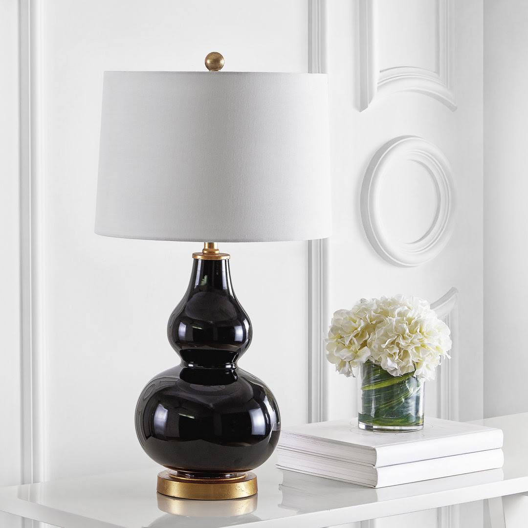 Tamara 29" Table Lamp Set House of Hampton Base Color: Black Main image